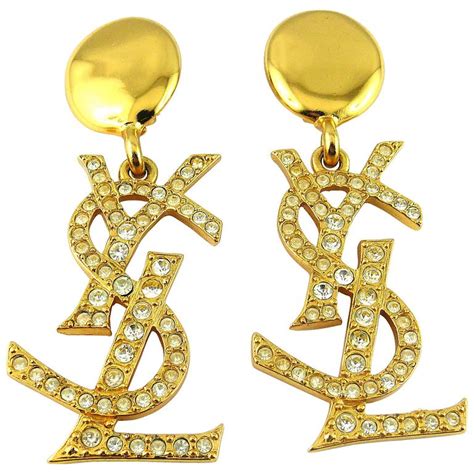 ysl oorbellen|YSL st laurent earrings.